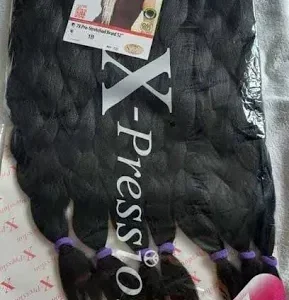 X-Pression 7-in-1 Pre-stretched Braiding Hair (64 inches)